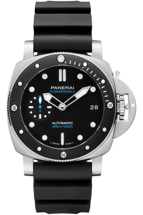 panerai ceramic submersible|panerai submersible 42mm price.